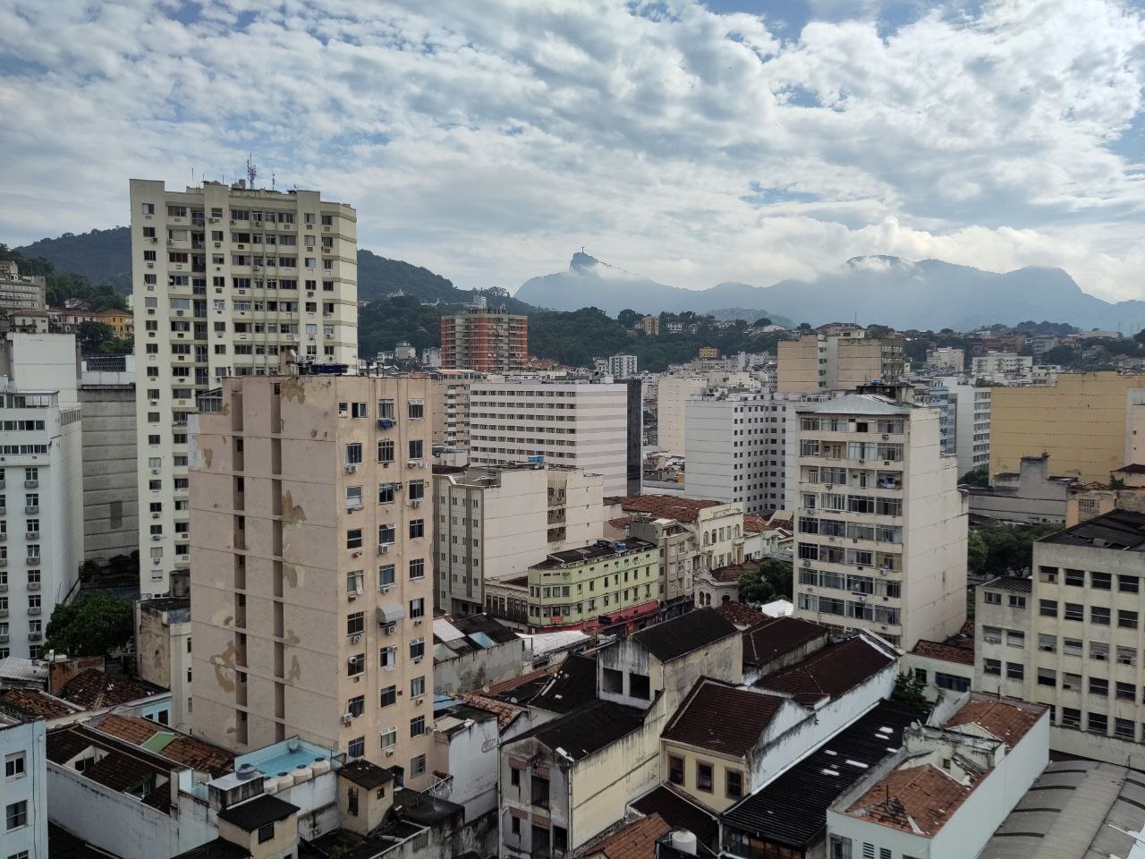 View from the hotel towards the redeemer