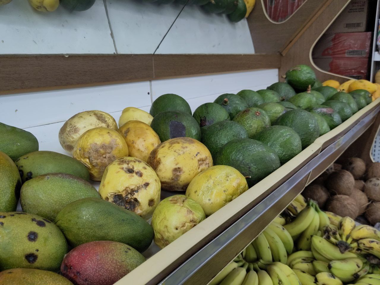 Fruits in a local store in Rio