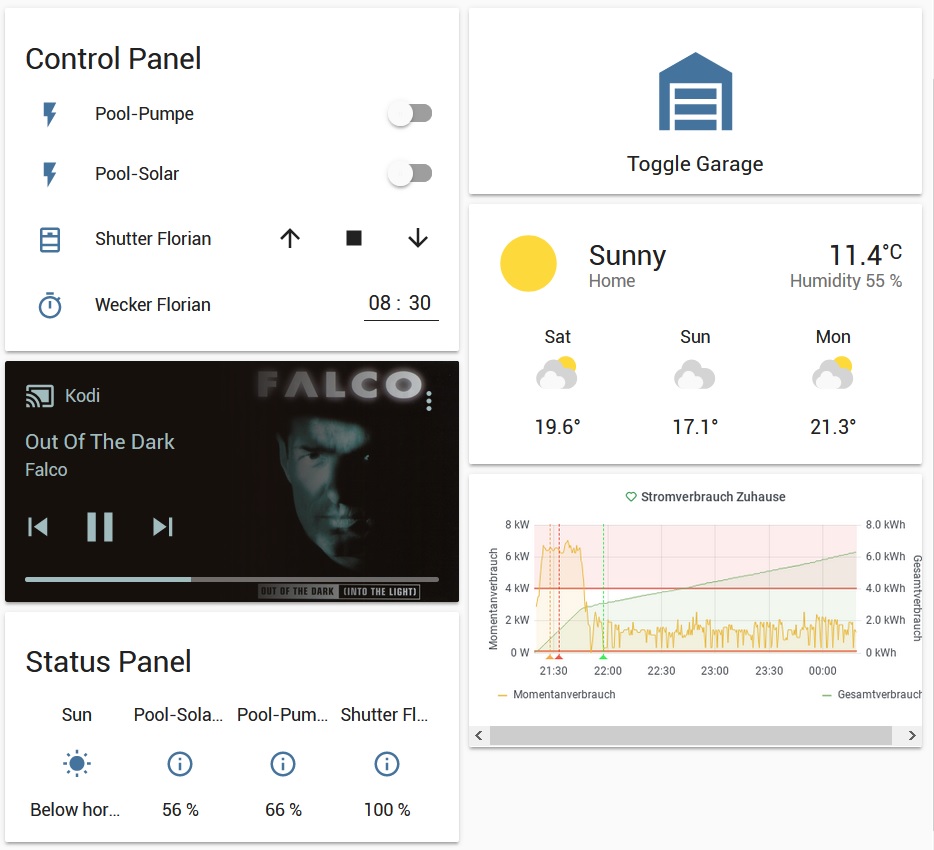 Home-Assistant Web UI